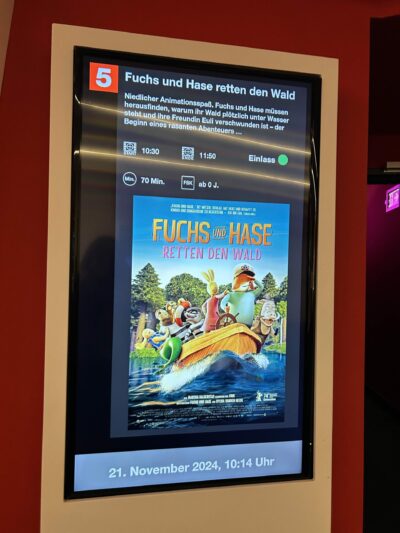 Besuch Schulkino Klasse 2a