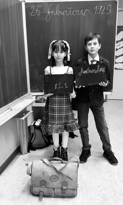 Eine Schulstunde vor 100 Jahren